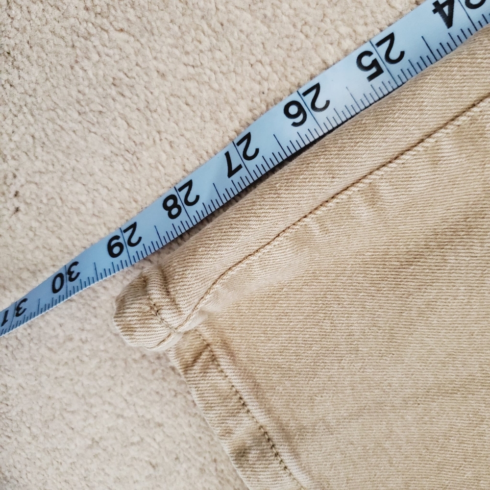 Revolve Rev Denim Taupe Vintage Flare High Rise Stretch Jeans 30 - Picture 6 of 7